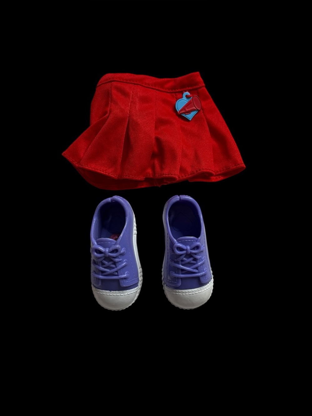 2006 Playmates Amazing Allysen Doll Cheerleader Skirt Megaphone Charm Shoes Lot